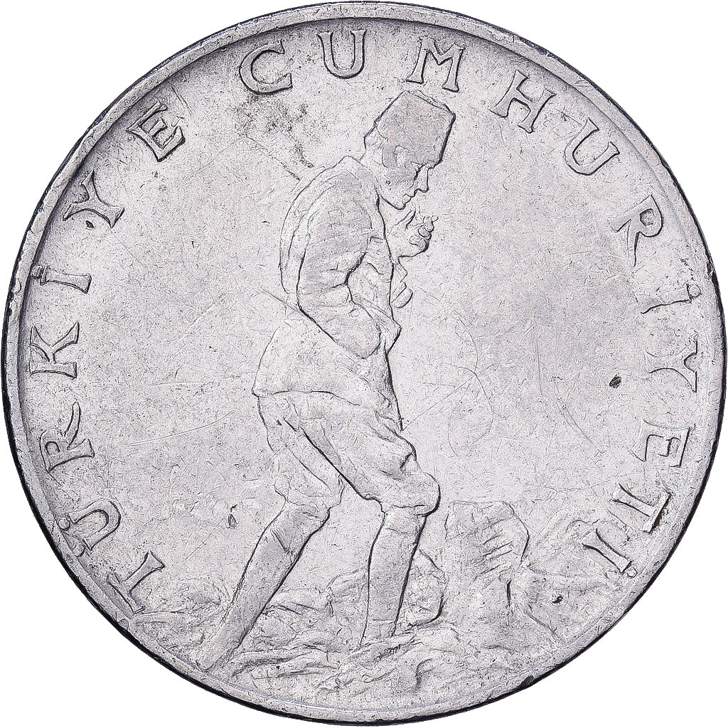 Turkey, 2-1/2 Lira, 1969, Stainless Steel, EF(40-45), KM:893.2