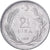 Turkey, 2-1/2 Lira, 1969, Stainless Steel, EF(40-45), KM:893.2