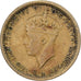 Coin, BRITISH WEST AFRICA, George VI, 6 Pence, 1938, VF(30-35), Nickel-brass