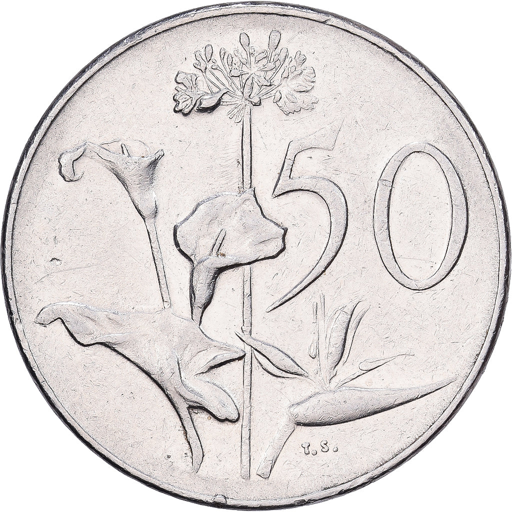 Münze, Südafrika, 50 Cents, 1966, SS, Nickel, KM:70.1