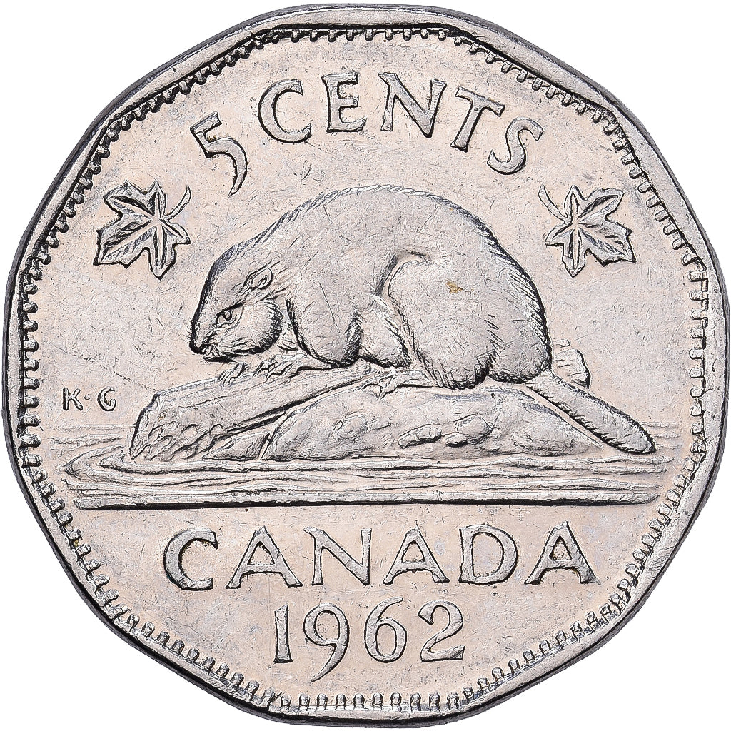 Münze, Kanada, Elizabeth II, 5 Cents, 1962, Royal Canadian Mint, Ottawa, SS