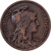 Frankrijk, 10 Centimes, Dupuis, 1912, Bronzen, FR+, Gadoury:277, KM:843