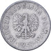 Polonia, 20 Groszy, 1949, Warsaw, Aluminio, MBC, KM:A47
