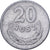 Polonia, 20 Groszy, 1949, Warsaw, Aluminio, MBC, KM:A47