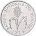 Rwanda, Franc, 1974, British Royal Mint, Aluminum, MS(60-62), KM:12
