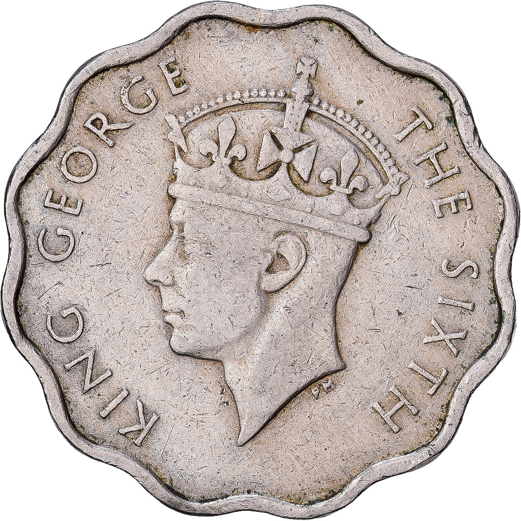 Mauritius, George VI, 10 Cents, 1952, Copper-nickel, EF(40-45), KM:30