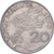 Zaire, 20 Makuta, 1973, Cobre-níquel, VF(30-35), KM:8
