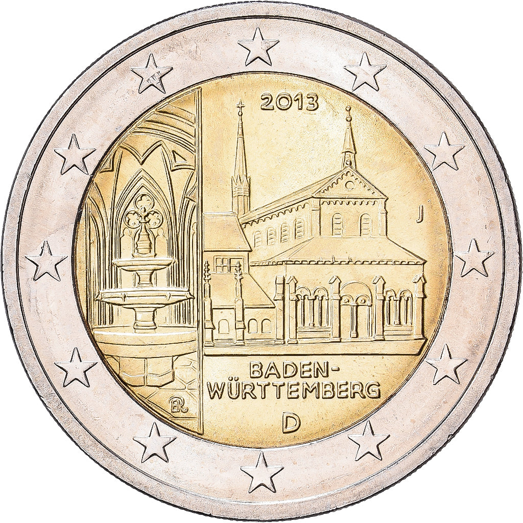 Allemagne, 2 Euro, 2013, Hambourg, Bimétallique, TTB+, KM:314
