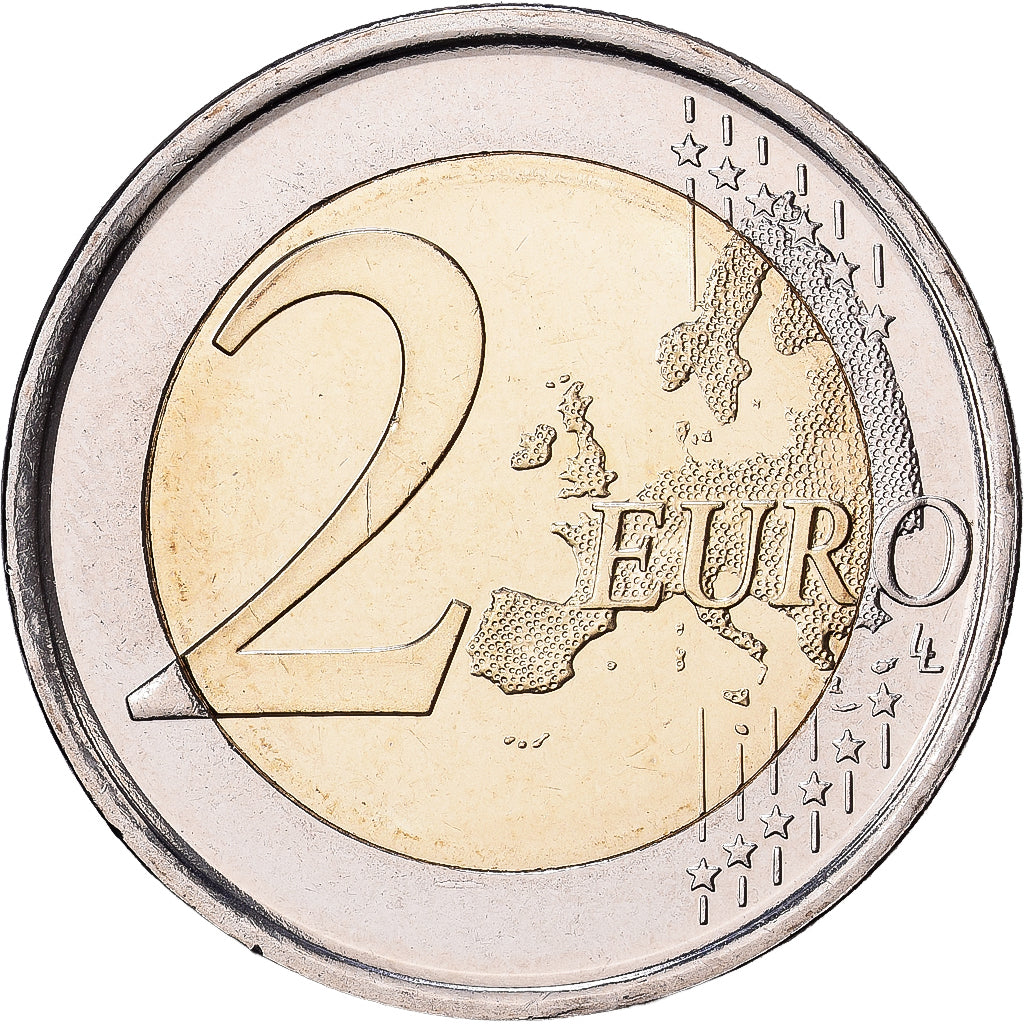 Spanje, 2 Euro, 2014, Madrid, Bi-Metallic, UNC-