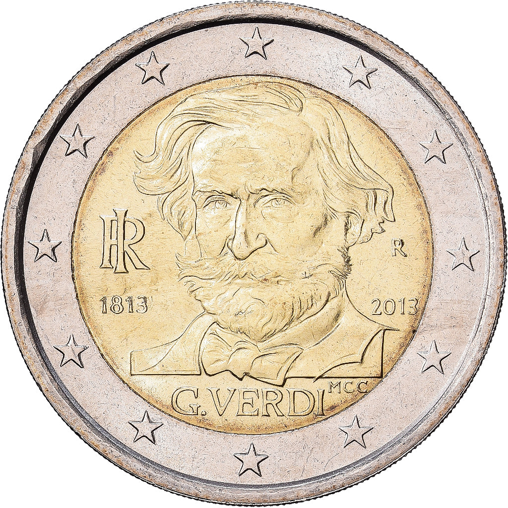 Italy, 2 Euro, 2013, Rome, Bi-Metallic, MS(60-62), KM:357