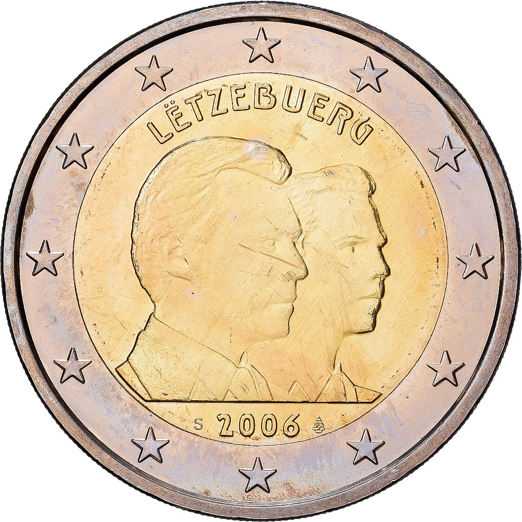 Luxemburgo, 2 Euro, 2006, monnaie de finlande, Bimetálico, AU(50-53), KM:88