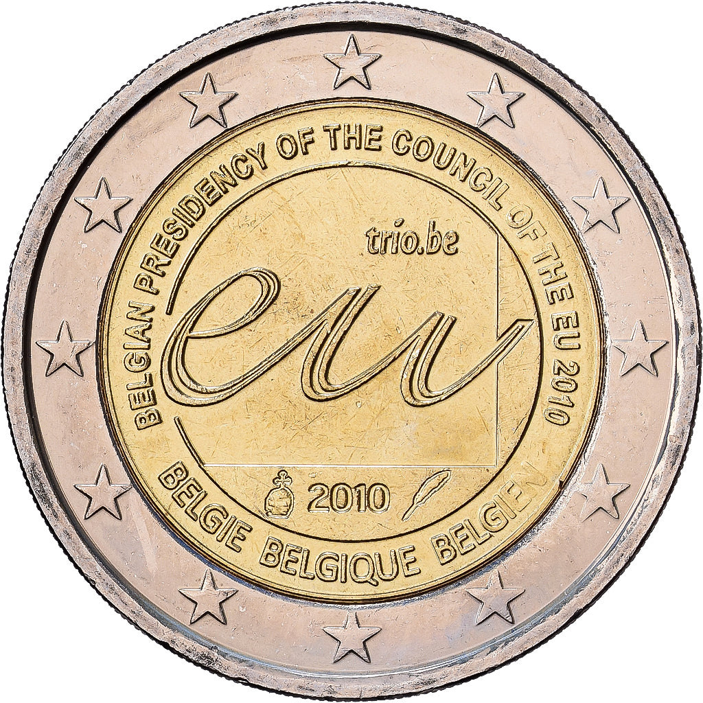Bélgica, 2 Euro, 2010, Monnaie royale de Belgique, Bimetálico, MBC+, KM:289