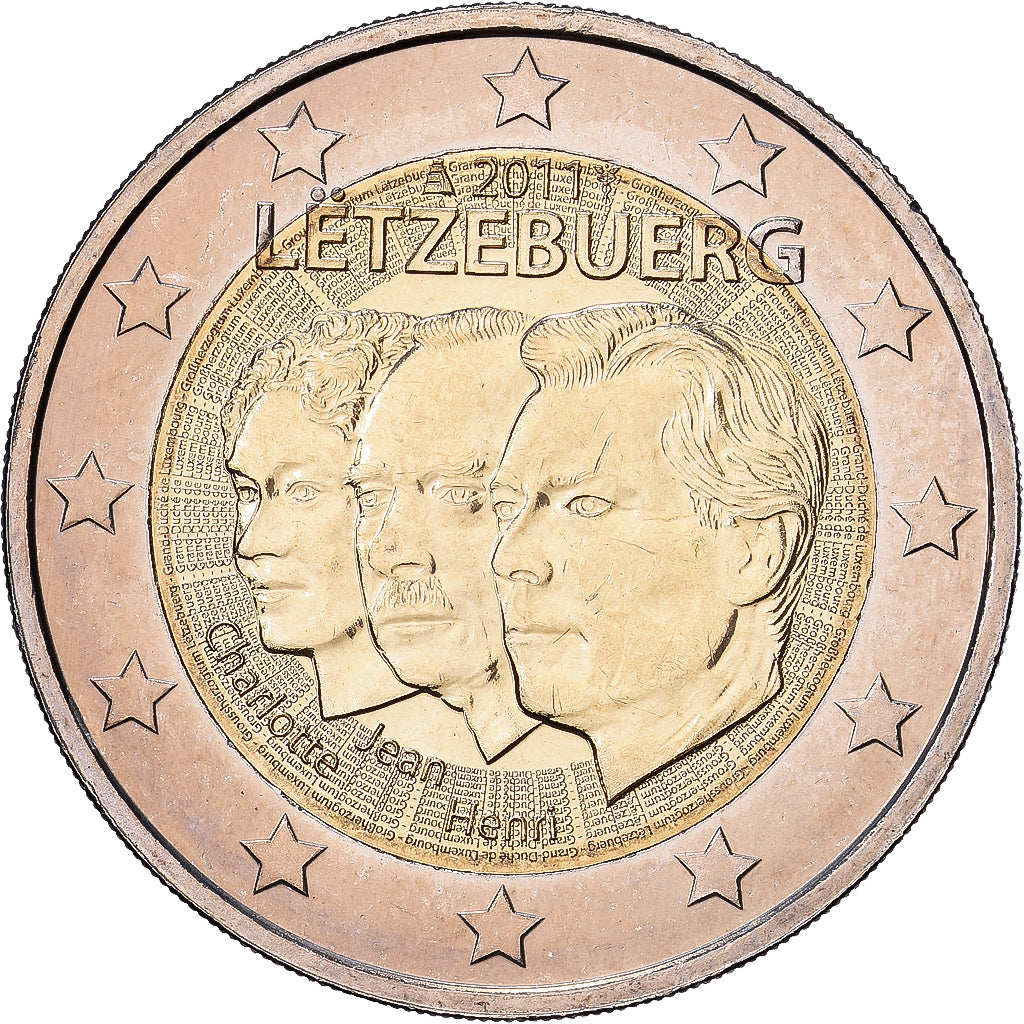 Luxembourg, 2 Euro, 2011, Monnaie Royale des Pays Bas, Bi-Metallic, MS(60-62)