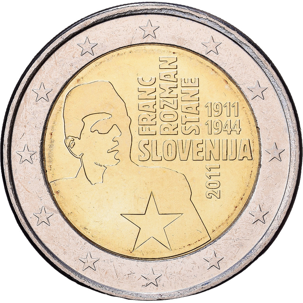 Slovenia, 2 Euro, 2011, monnaie de finlande, Bi-Metallic, MS(60-62), KM:100