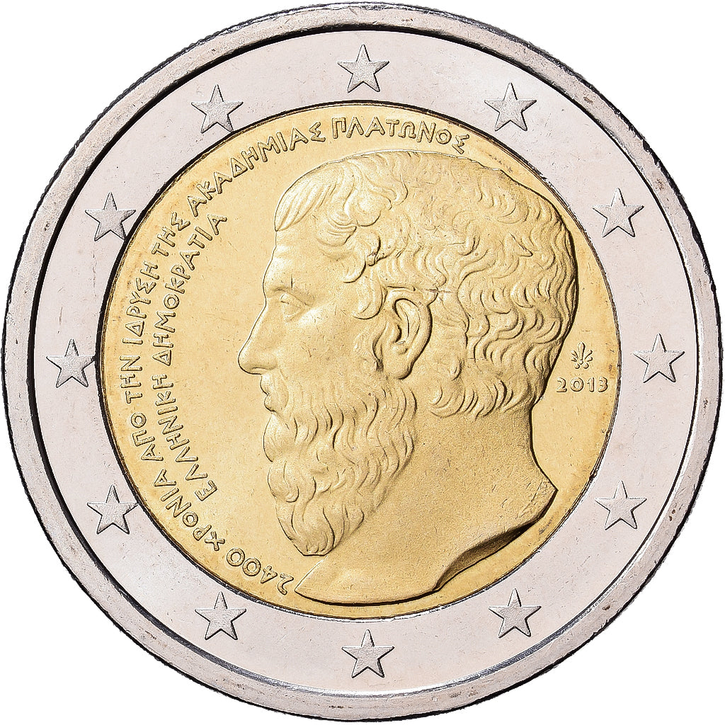 Greece, 2 Euro, 2013, La Monnaie Nationale de la Banque de Grèce, Bi-Metallic