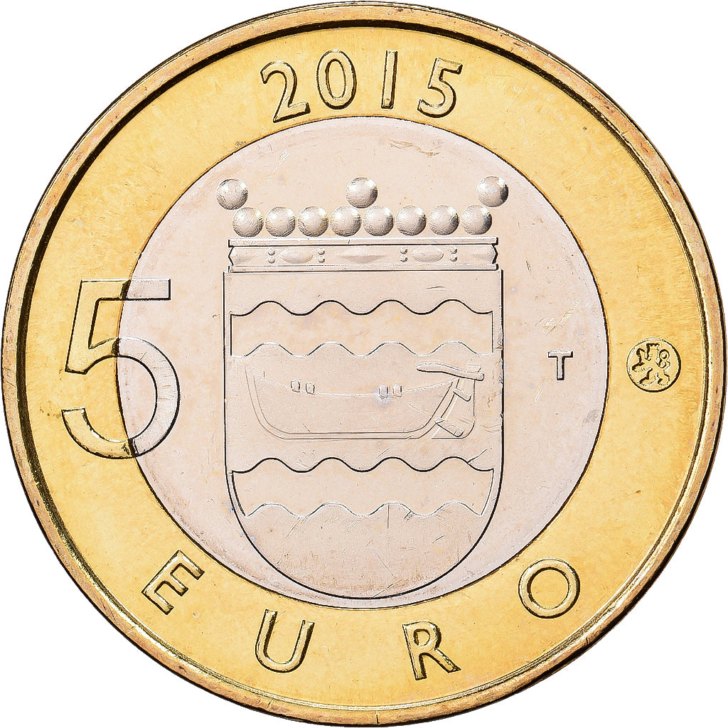 Finlândia, 5 Euro, 2015, Mint of Finland, Bimetálico, MS(63), KM:239