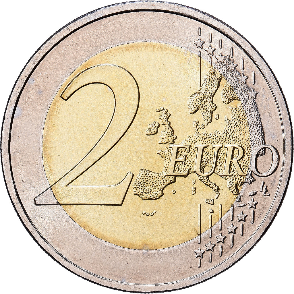 Alemania, 2 Euro, 2008, Hamburg, Bimetálico, MBC+, KM:261