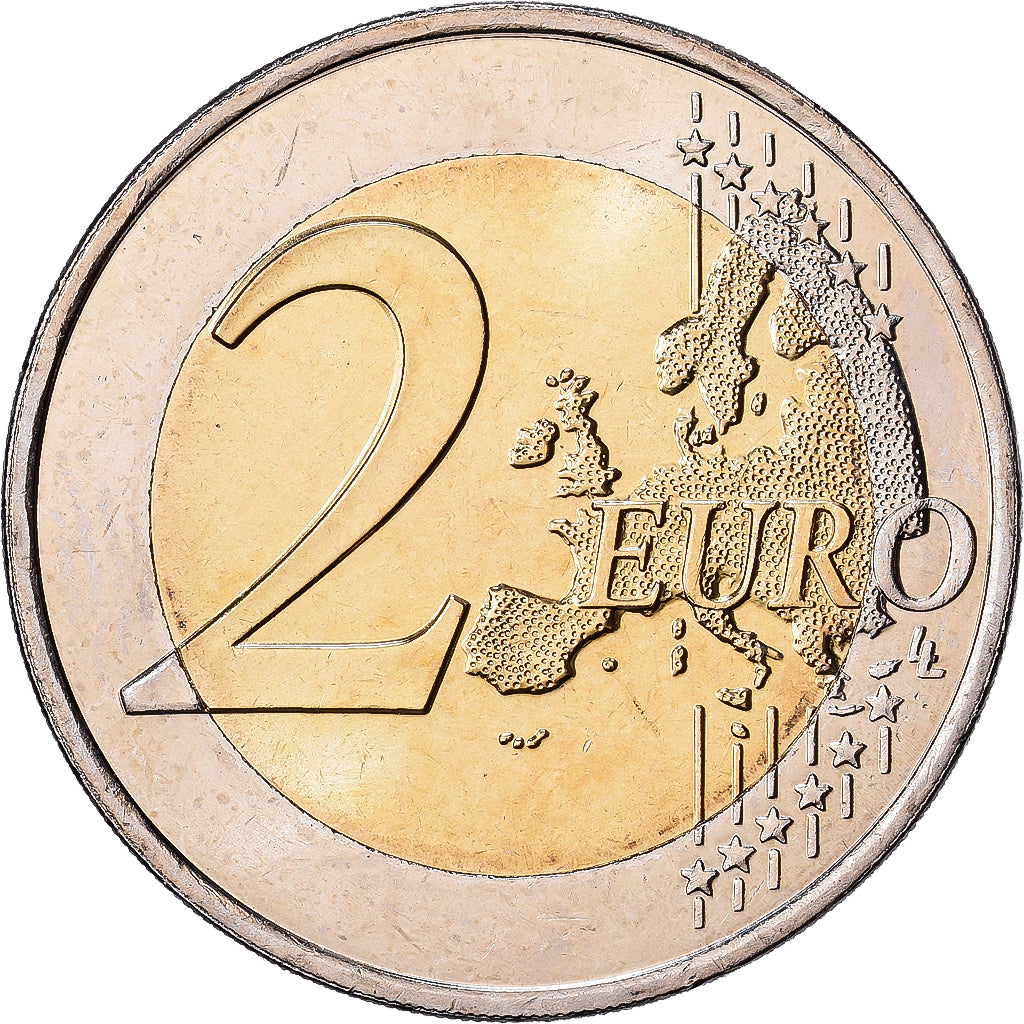 Luxembourg, 2 Euro, 2008, Monnaie de Paris, Bi-Metallic, MS(60-62), KM:96