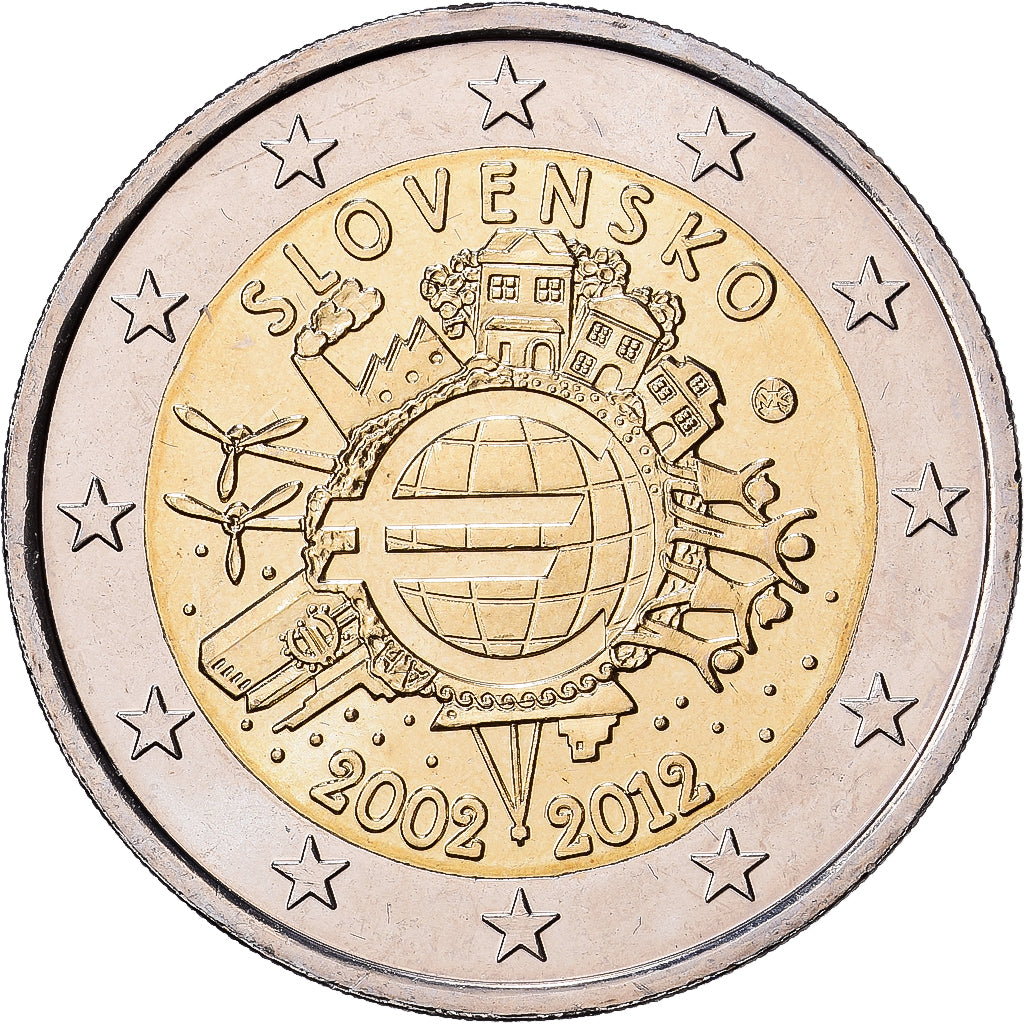 Slovaquie, 2 Euro, 2012, Kremnica, Bimétallique, SPL, KM:120