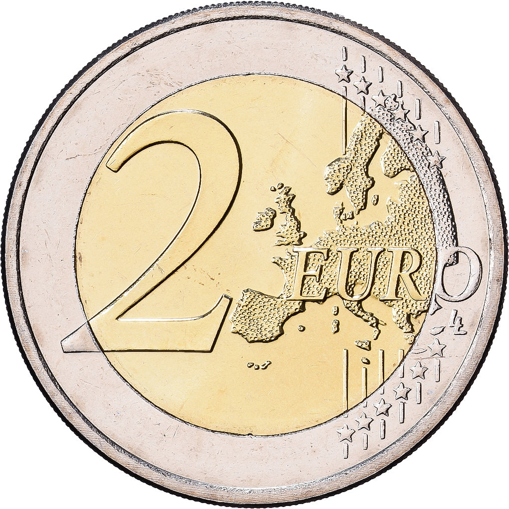 Luksemburg, 2 Euro, 2013, Monnaie Royale des Pays Bas, Bimetaliczny, MS(60-62)