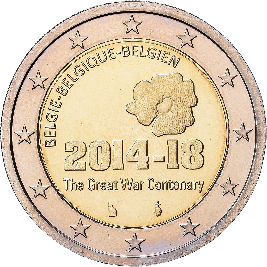 Belgium, 2 Euro, 2014, Royal Belgium Mint, Bi-Metallic, MS(63)