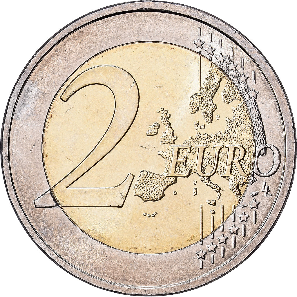 Deutschland, 2 Euro, Le land de Saxe et le palais Zwinger de Dresde., 2016