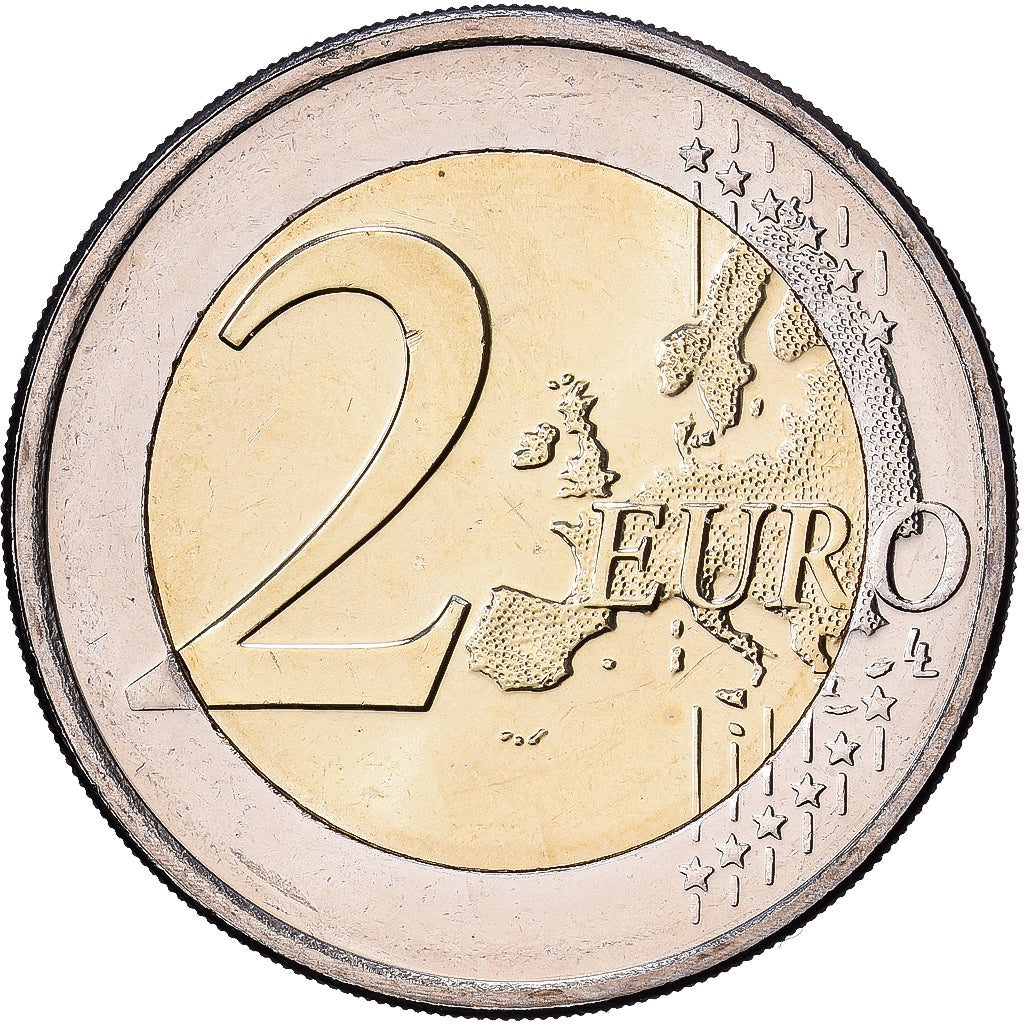 Luksemburg, 2 Euro, 50e anniversaire de la construction du pont grande-duchesse