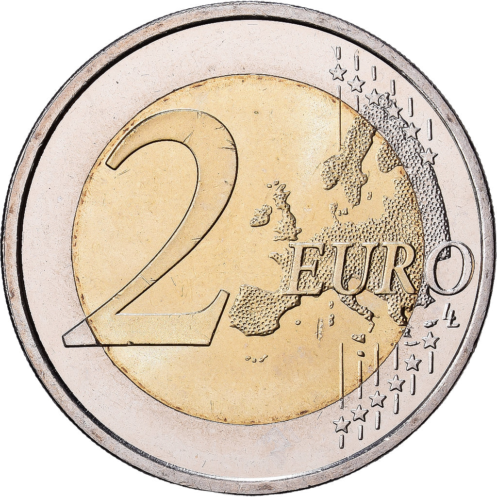 Hiszpania, 2 Euro, Abdication du roi d'Espagne Juan Carlos Ier et accession au