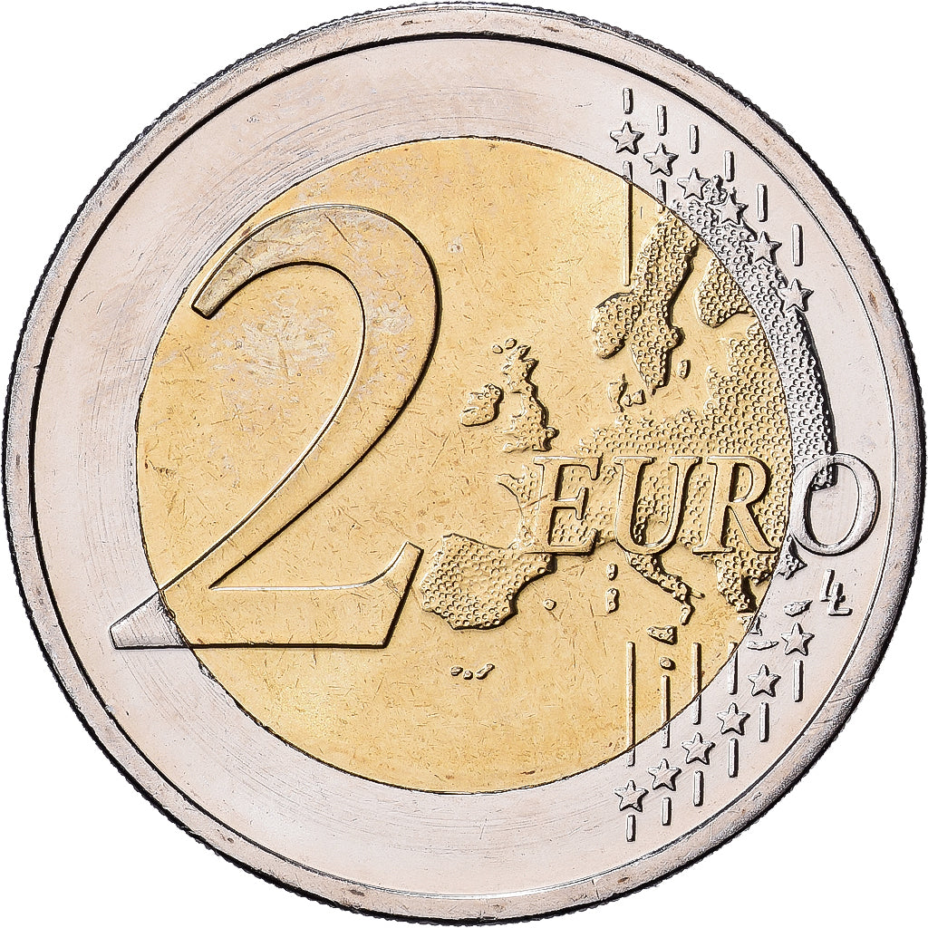 Grécia, 2 Euro, 150e anniversaire de l'unification des îles Ioniennes avec la
