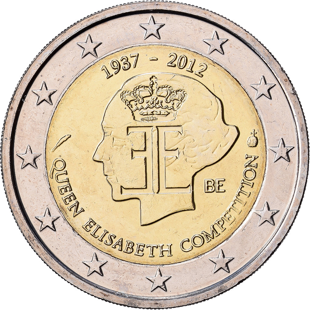 Belgia, 2 Euro, 75e anniversaire du concours musical international