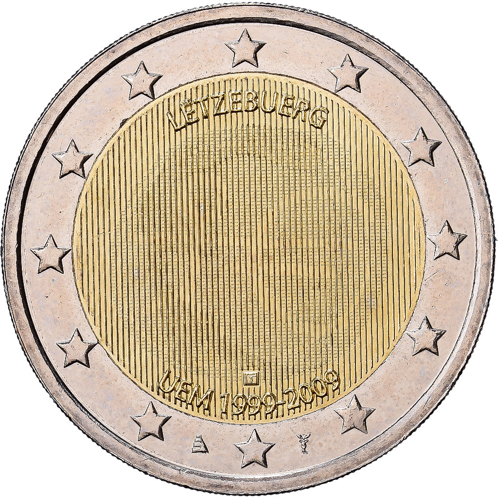 Luxemburg, 2 Euro, 10e anniversaire de l'Union économique et monétaire