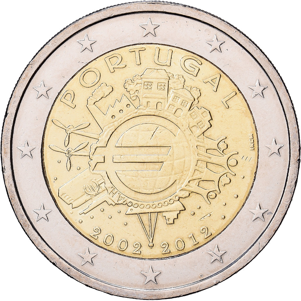 Portugal, 2 Euro, 10e anniversaire de la mise en circulation de l'euro