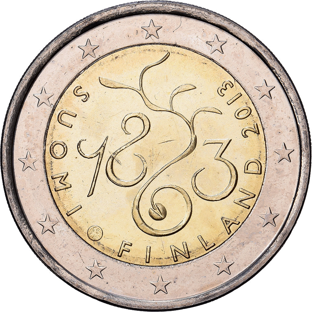 Finnland, 2 Euro, 150e anniversaire du parlement de 1863 (1863-2013), 2013, Mint