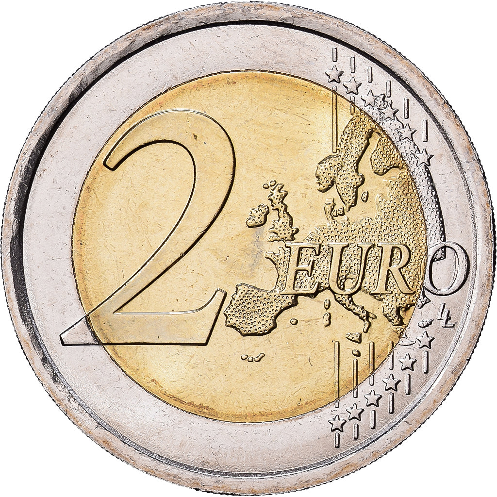 Italie, 2 Euro, 450e anniversaire de la naissance du savant Galilée