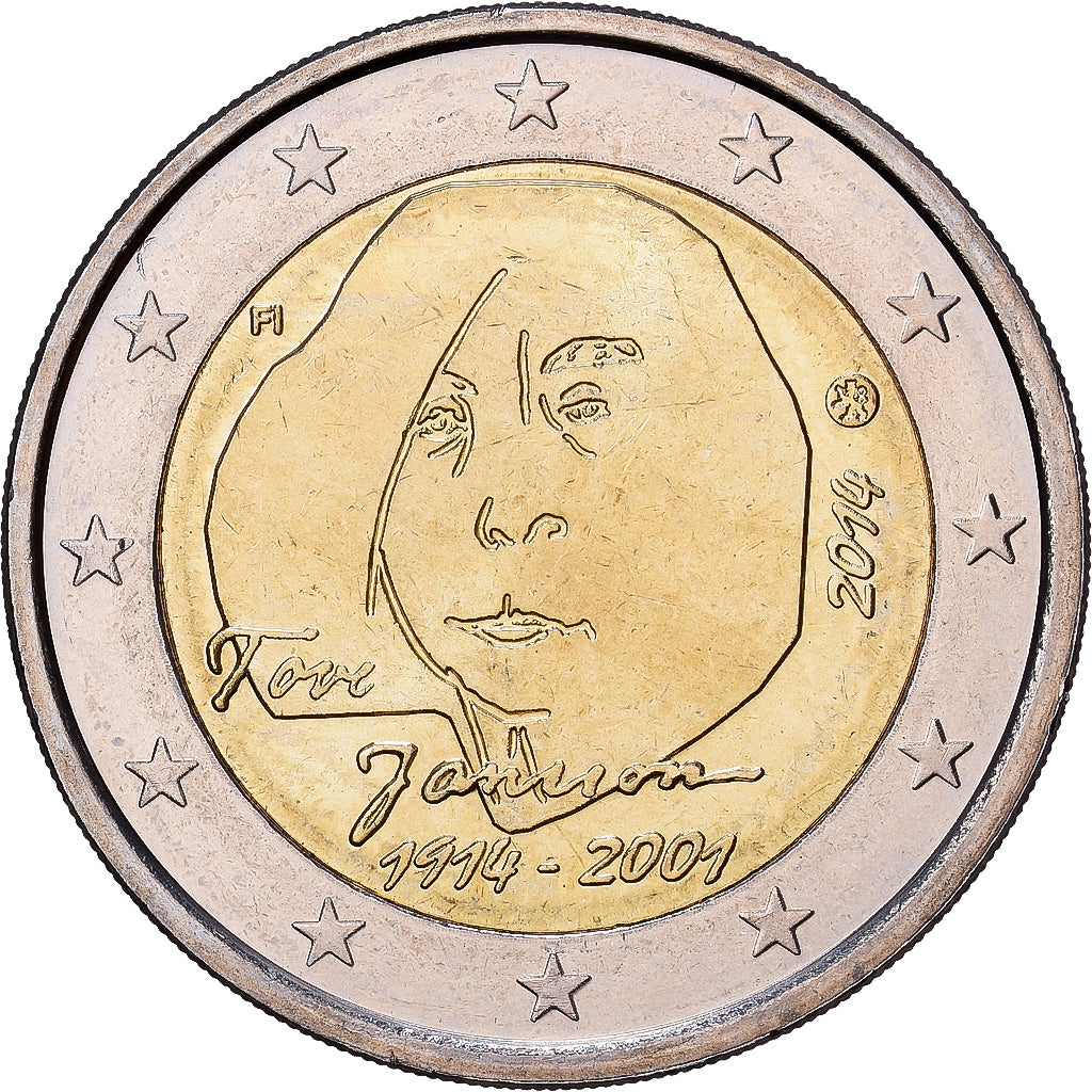 Finland, 2 Euro, 100e anniversaire de la naissance de Tove Jansson, 2014, Mint