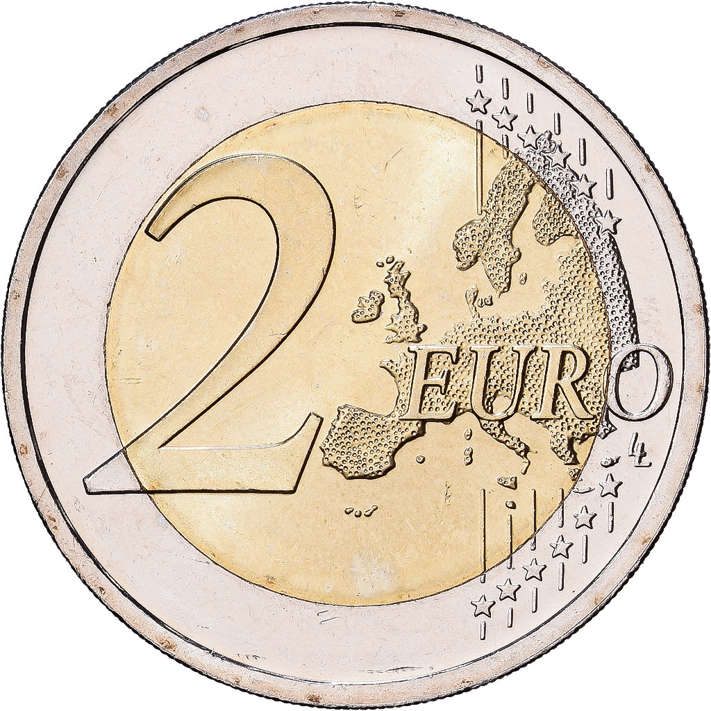 Lituanie, 2 Euro, 470e anniversaire des premiers écrits en langue lituanienne
