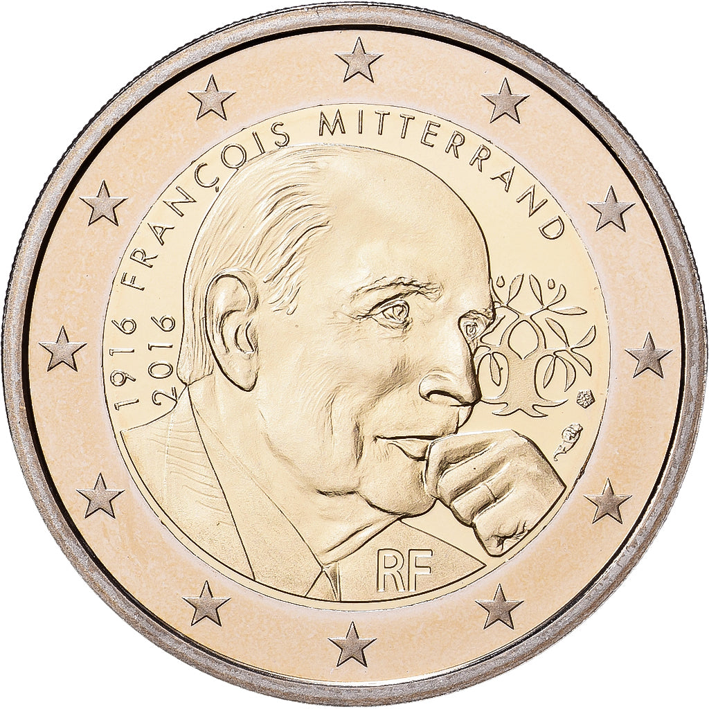 Frankreich, 2 Euro, 100e anniversaire de la naissance et 20e anniversaire du
