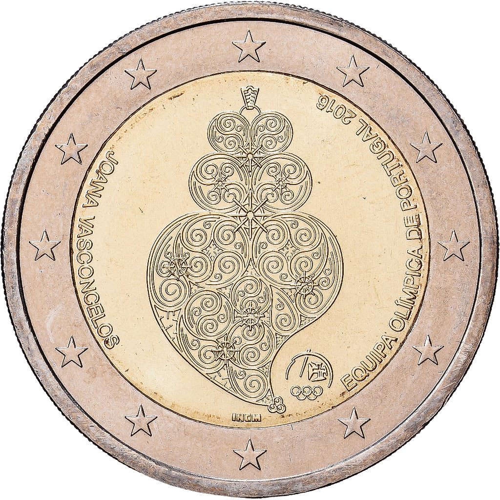 Portugal, 2 Euro, Jeux olympiques d'été de Rio de Janeiro en 2016, 2016, INCM
