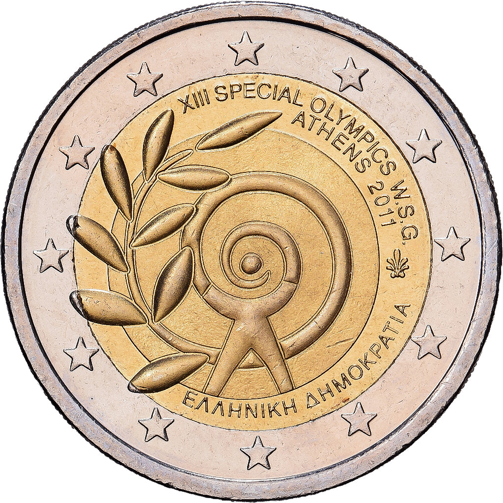 Grèce, 2 Euro, Organisation des Jeux olympiques spéciaux en 2011 en Grèce