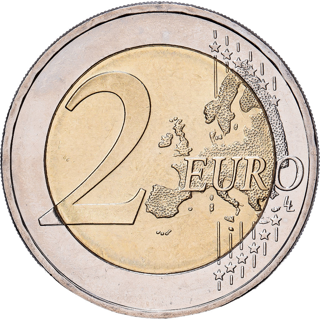 Germany, 2 Euro, Le land de la Hesse et l'église Saint-Paul de