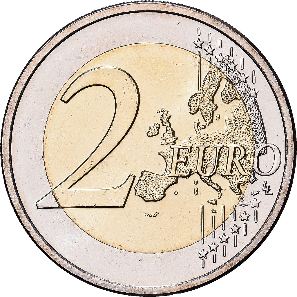 Malte, 2 Euro, Centenaire du premier vol depuis Malte, 2015, Bimétallique, SPL