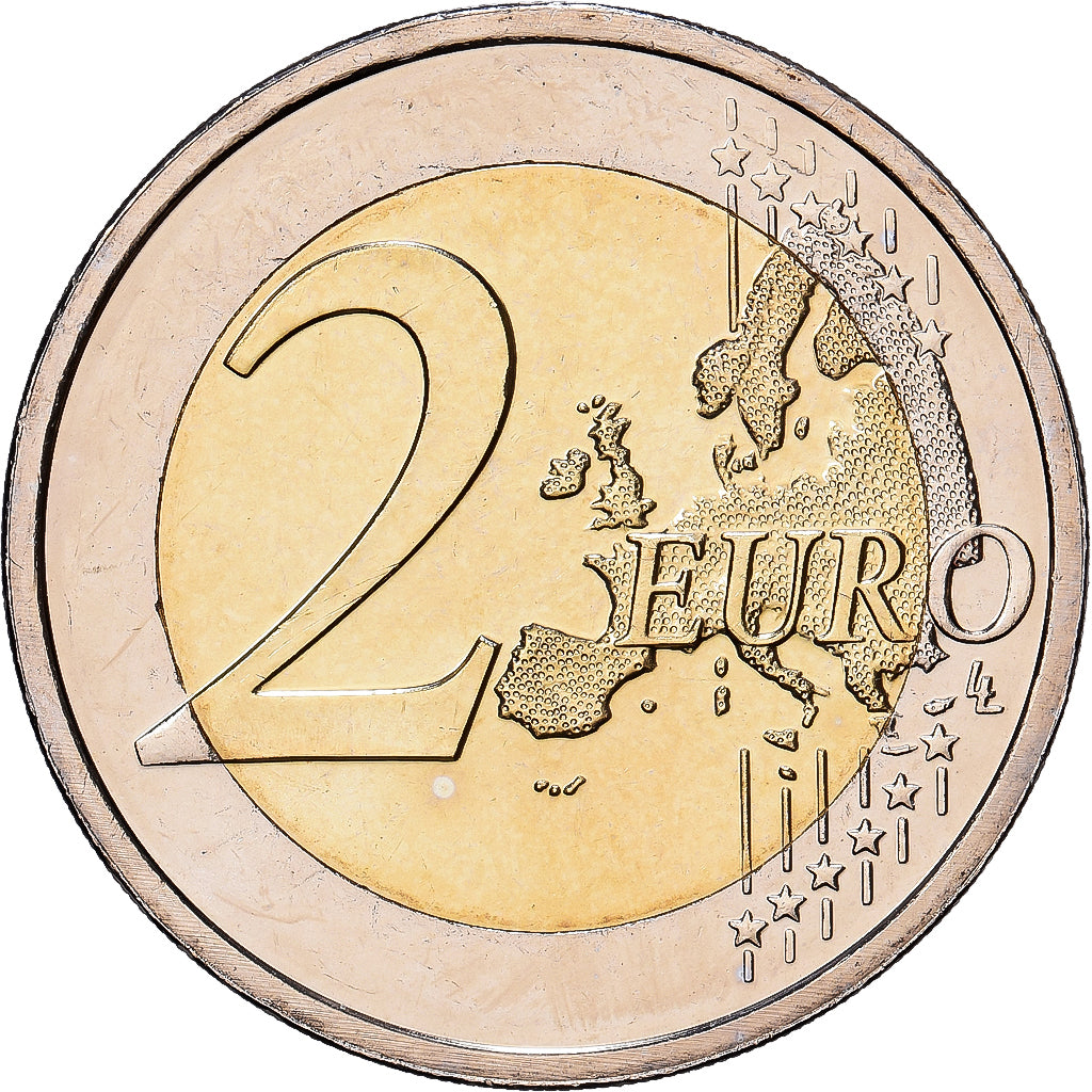 Luxemburg, 2 Euro, 90e anniversaire de l'avènement de la Grande-Duchesse