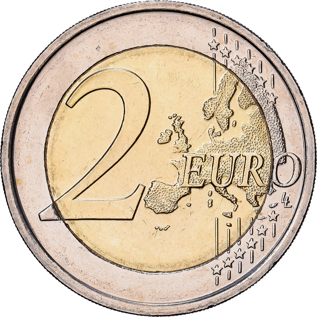 Belgique, 2 Euro, 100e anniversaire de l'Institut royal météorologique de