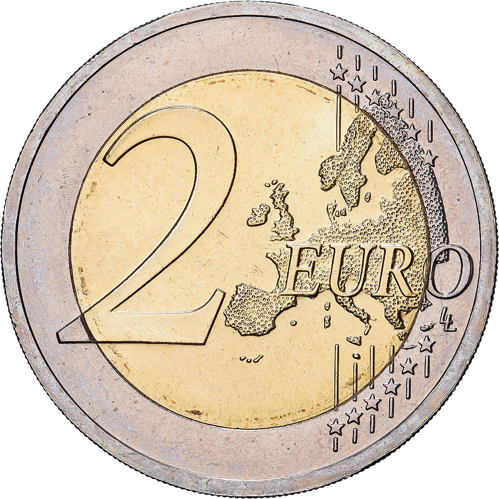 Germany, 2 Euro, 25e anniversaire de la réunification