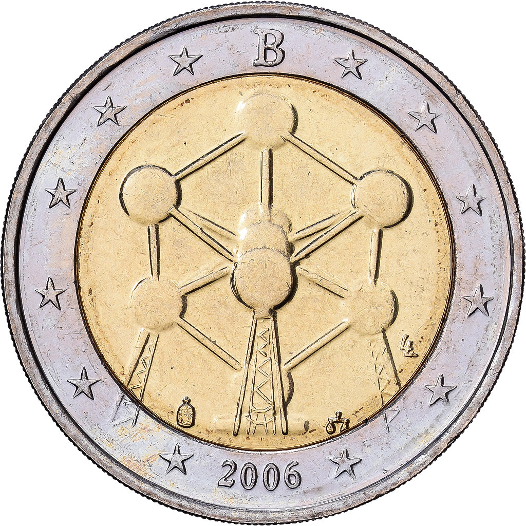 Belgium, 2 Euro, Réouverture de l'Atomium de Bruxelles, 2006, Monnaie royale de