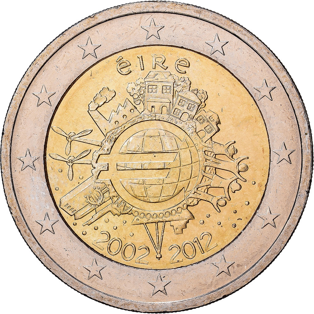 Ireland, 2 Euro, 10e anniversaire de la mise en circulation de l'euro
