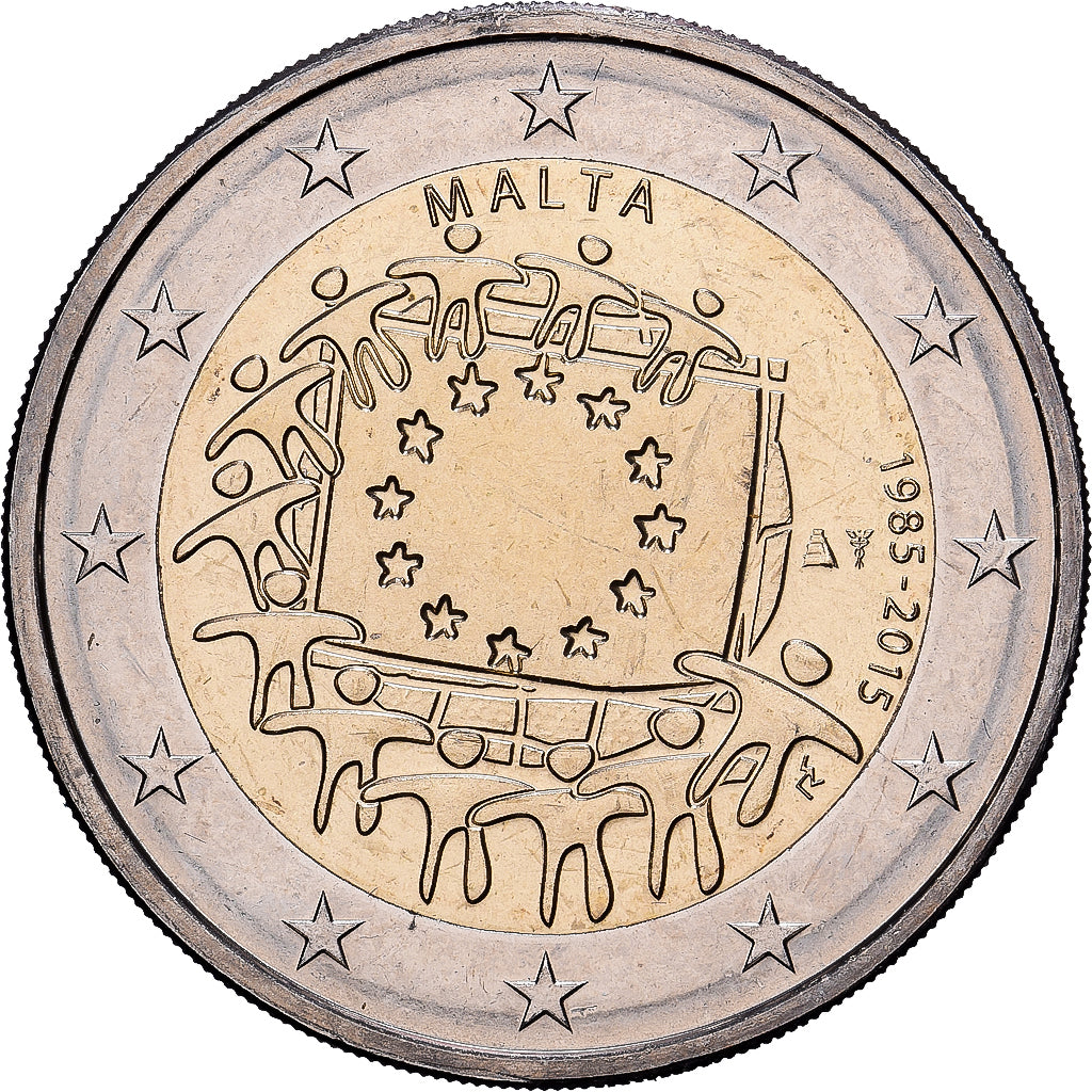 Malta, 2 Euro, 2015, Monnaie Royale des Pays Bas, Bi-Metallic, VZ+, KM:169