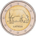 Latvia, 2 Euro, L'agriculture lettone., 2016, MONNAIE DE LITUANIE, Bi-Metallic