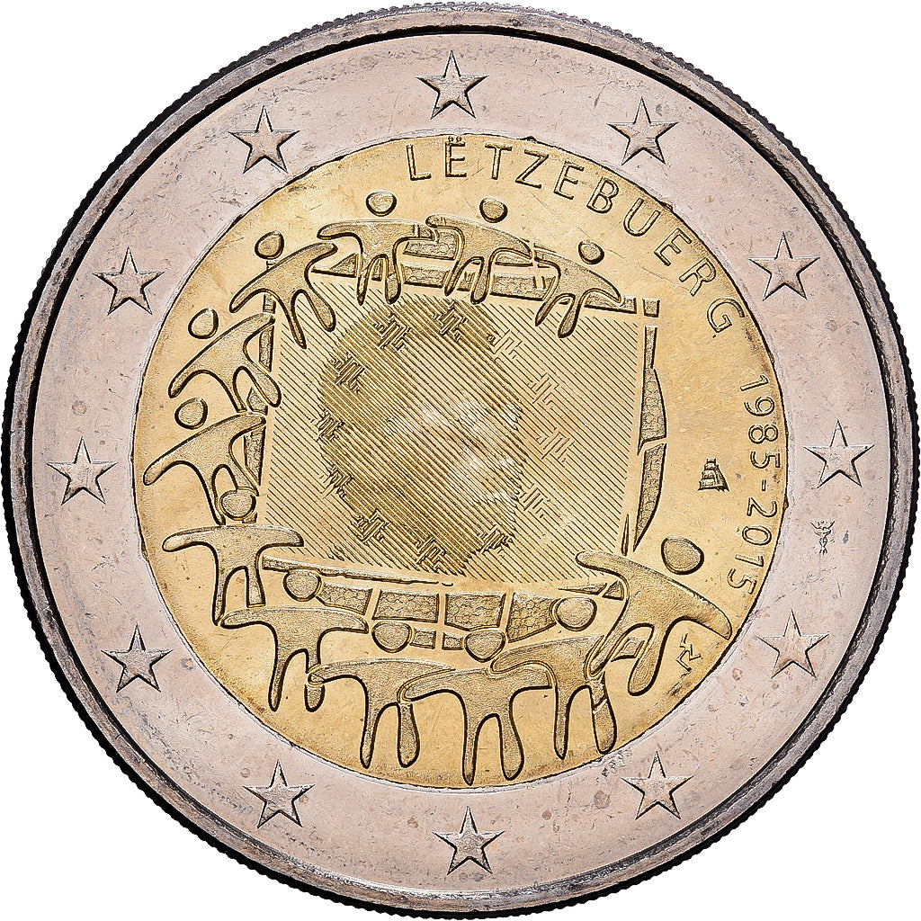Luxembourg, 2 Euro, 2015, Monnaie Royale des Pays Bas, Bi-Metallic, MS(63)