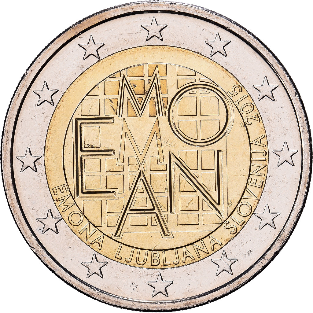 Slovenia, 2 Euro, 2000e anniversaire de la fondation du castrum d’Emona, 2015